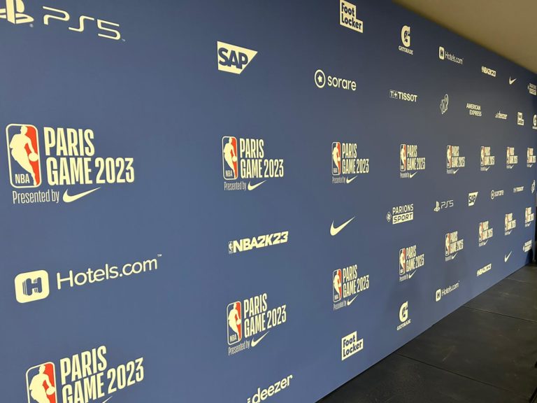 NBA Paris Game 2023 La liste des 17 sponsors du match à l'Accor Arena