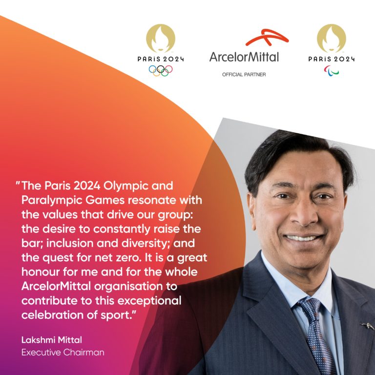 ArcelorMittal devient Partenaire officiel des Jeux Olympiques de Paris