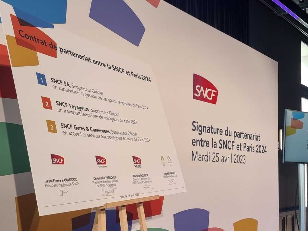 La SNCF devient "Supporteur Officiel" des Jeux Olympiques et