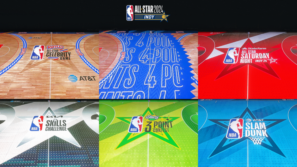 La NBA va tester le parquet lumineux lors du AllStar 2024, le terrain