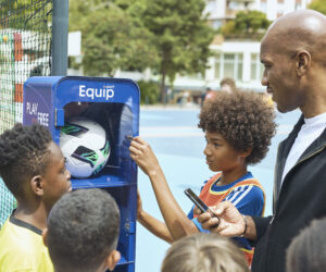 Des casiers de matériels sportifs en libre-service avec Equip Sport, société co-fondée par Didier Drogba