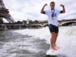 Paris 2024 : Le français Kauli Vaast surfe sur la Seine pour son sponsor ALL