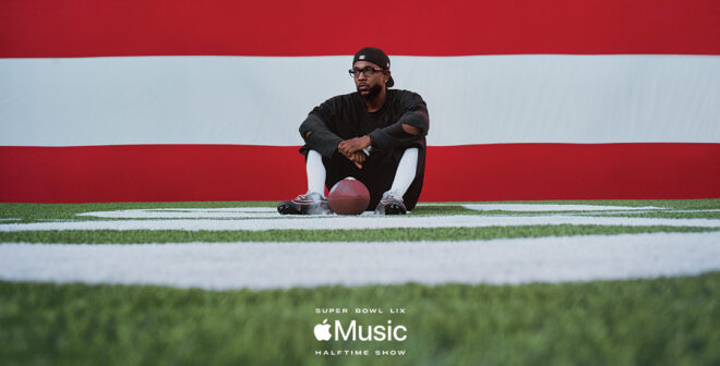 NFL – Kendrick Lamar pour le concert donné à la mi-temps du Super Bowl 2025 sponsorisé par Apple Music