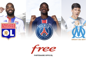 Free devient le partenaire officiel du PSG, de l’OM et de l’OL