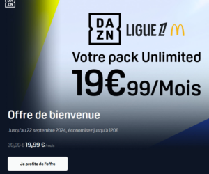 [Bons Plans / Promo] L’abonnement DAZN pour la Ligue 1 McDonald’s passe à 19,99€ par mois