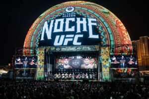 La Sphere de Las Vegas accueille son premier évènement sportif ce samedi avec l’UFC (Riyadh Season Noche UFC)