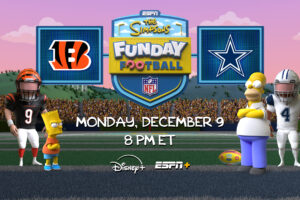 Un match NFL en mode dessin-animé « The Simpsons » diffusé en direct sur Disney+ et ESPN+