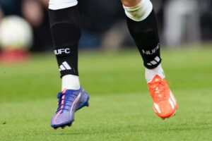 Premier League – Kieran Trippier avec une chaussure adidas et une chaussure Puma pour le match Newcastle – Manchester City