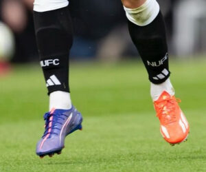 Premier League – Kieran Trippier avec une chaussure adidas et une chaussure Puma pour le match Newcastle – Manchester City