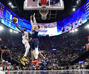 NBA – L’incroyable Halo Board des Los Angeles Clippers conçu par la société Daktronics à l’Intuit Dome