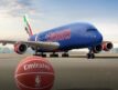 Emirates dévoile un avion A380 aux couleurs de la NBA