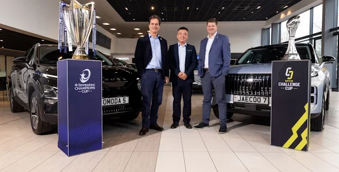 Rugby – Les marques automobiles chinoises OMODA et JAECOO deviennent sponsors de la Champions Cup