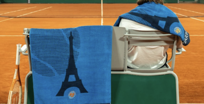 Tennis – Les serviettes des joueurs et joueuses pour Roland-Garros 2025