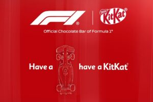 KitKat devient sponsor de la Formule 1 et « barre chocolatée officielle »