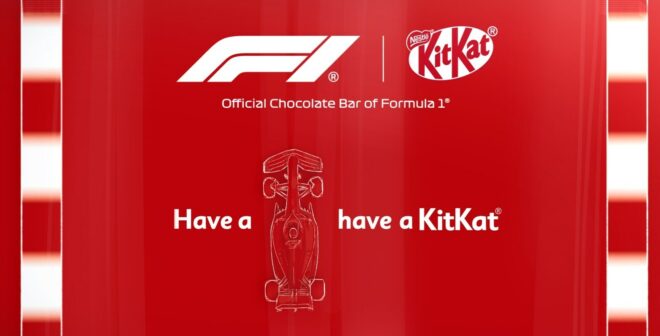 KitKat devient sponsor de la Formule 1 et « barre chocolatée officielle »