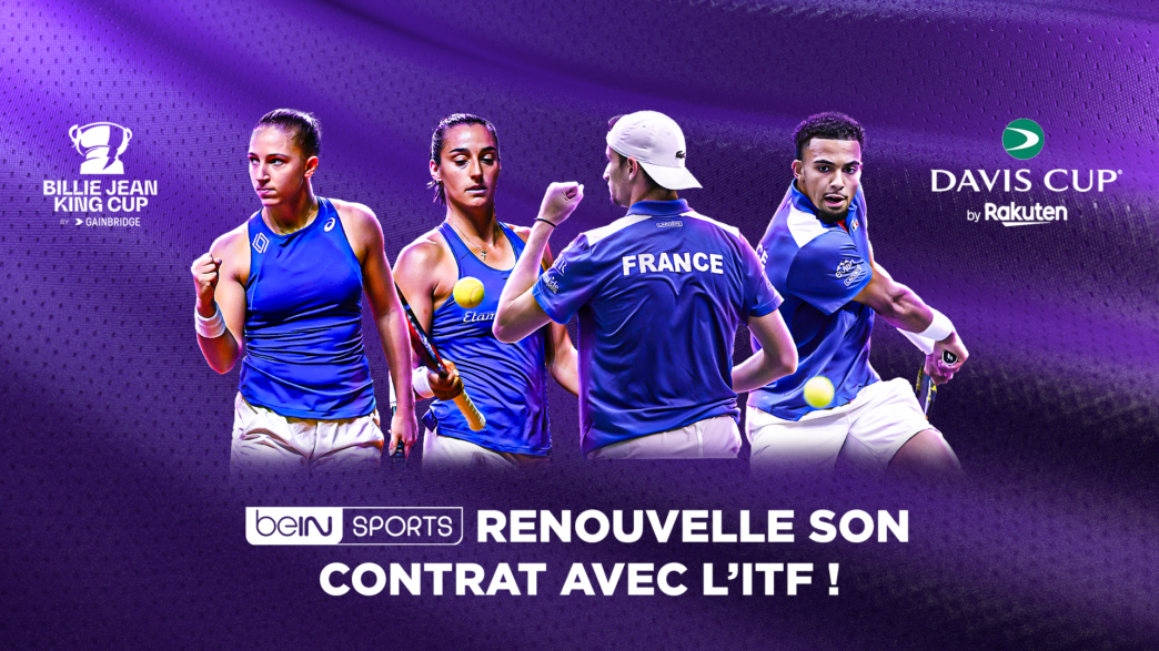 BeIN SPORTS conserve les droits de la Coupe Davis et de la Billie Jean King Cup