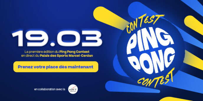 Tennis de table : Ping-Pong Contest l'évènement 100% streamers