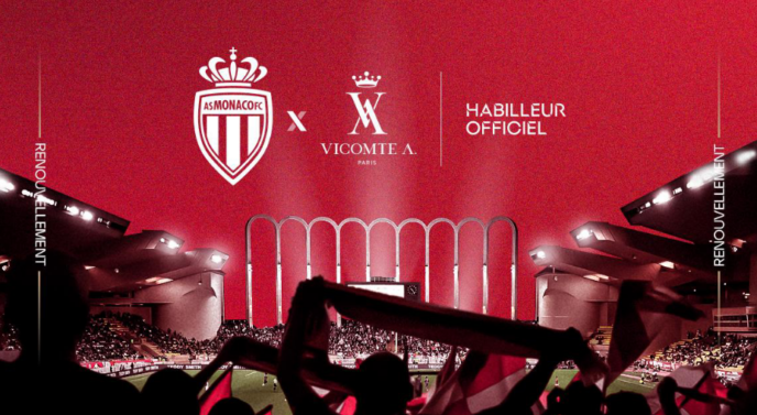 L’AS Monaco et Vicomte A. prolongent leur élégante collaboration jusqu’en 2027